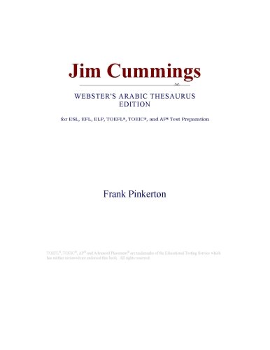 Jim Cummings (Webster's Arabic Thesaurus Edition)