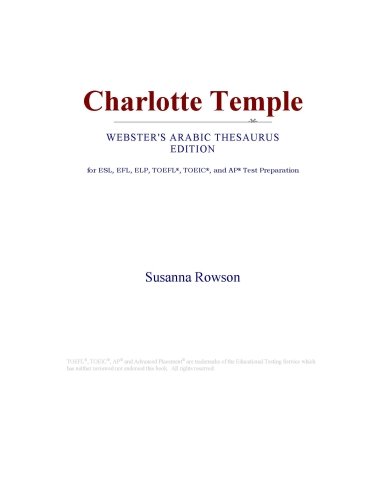 Charlotte Temple (Webster's Arabic Thesaurus Edition)