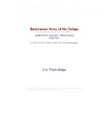 Babylonian Story of the Deluge (Webster's Arabic Thesaurus Edition)