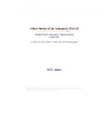 Ghost Stories of an Antiquary (Part 2) (Webster's Arabic Thesaurus Edition)
