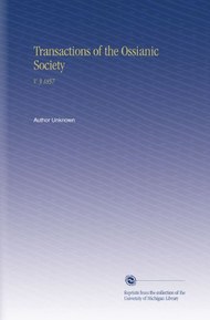 Transactions of the Ossianic Society: V. 3 1857