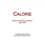 Calorie: Webster's Timeline History, 1823 - 2007