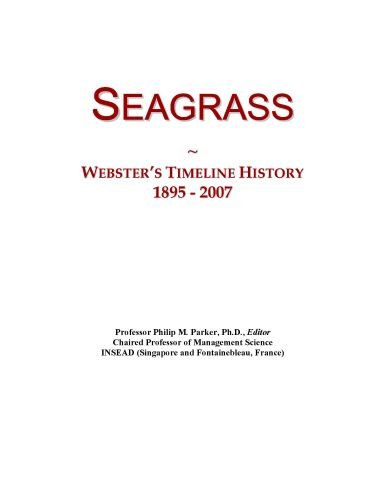 Seagrass: Webster's Timeline History, 1895 - 2007