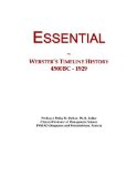 Essential: Webster's Timeline History, 4500BC - 1929