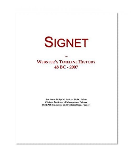 Signet: Webster's Timeline History, 48 BC - 2007