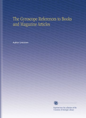 The Gyroscope References to Books and Magazine Articles