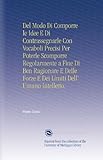 Del Modo Di Comporre le Idee E Di Contrassegnarle Con Vocaboli Precisi Per Poterle Scomporre Regolarmente a Fine Di Ben Ragionare E Delle Forze E Dei Limiti Dell' Umano Intelletto. (Italian Edition)