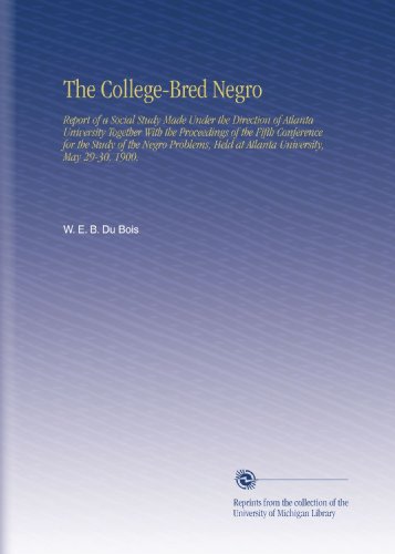 The College-Bred Negro