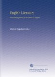 English Literature: From the Beginning to the Norman Conquest