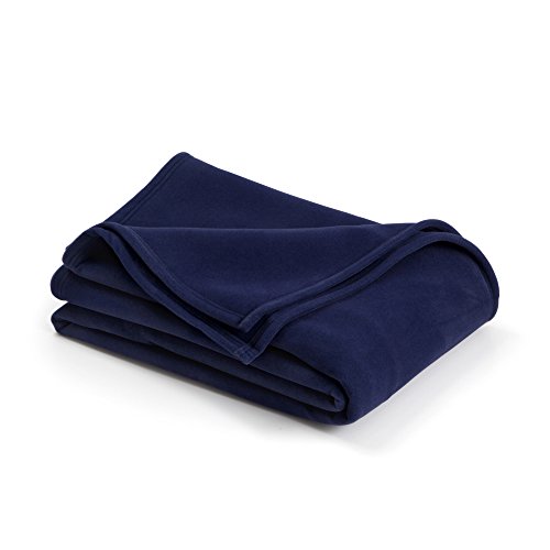 Book Cover The Original Vellux Blanket - Twin, Soft, Warm, Insulated, Pet-Friendly, Home Bed & Sofa - Navy