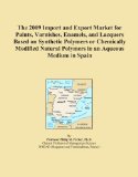 The 2009 Import and Export Market for Paints, Varnishes, Enamels, and Lacquers Based on Synthetic Polymers or Chemically Modified Natural Polymers in an Aqueous Medium in Spain