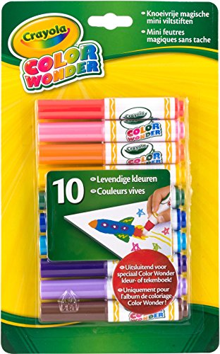 Crayola Color Wonder Lot de 10 mini marqueurs