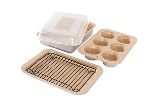 Nordic Ware Compact Baking Tray, Non-Stick Coating, Silver, 1 - Pack