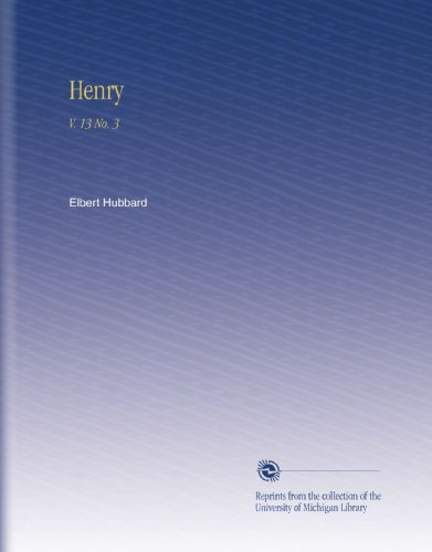 Henry: V. 13 No. 3