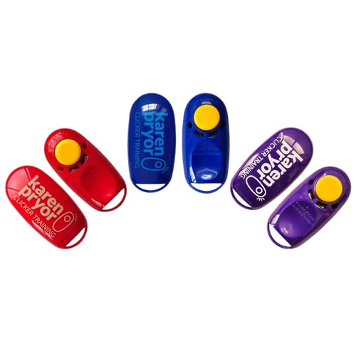 Karen Pryor I-click Clicker de dressage de chien, 3 cliquets