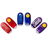 Karen Pryor i-Click Dog Training Clicker, 3 Clickers
