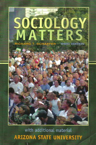 Sociology Matters (Learning Solutions)