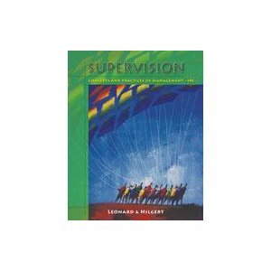 Supervision: Concepts and Practices of Management 10th edition