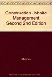 Construction Jobsite Management Second 2nd Edition