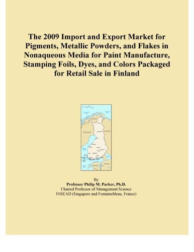 The 2009 Import and Export Market for Pigments, Metallic Powders, and Flakes in Nonaqueous Media for Paint Manufacture, Stamping Foils, Dyes, and Colors Packaged for Retail Sale in Finland