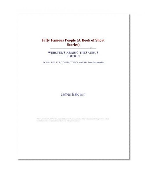 Fifty Famous People (A Book of Short Stories) (Webster's Arabic Thesaurus Edition)
