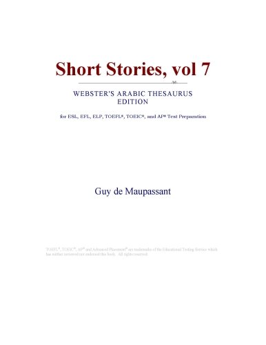Short Stories, vol 7 (Webster's Arabic Thesaurus Edition)