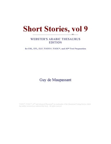 Short Stories, vol 9 (Webster's Arabic Thesaurus Edition)