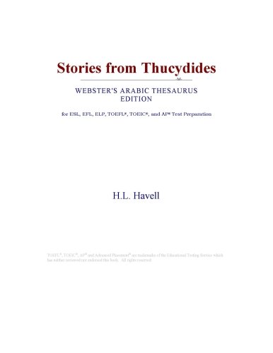 Stories from Thucydides (Webster's Arabic Thesaurus Edition)