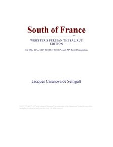 South of France (Webster's Persian Thesaurus Edition)