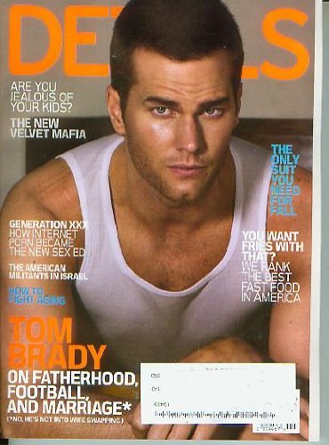 Details September 2009 Tom Brady on Cover