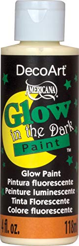 DecoArt DS50-10 Glow-in-The-Dark Paint, 4-Ounce, 4 Fl Oz (Pack of 1)