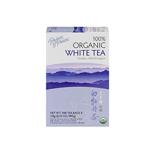 Book Cover Prince of Peace Organic Premium White Tea 100 tea bags (Pack of 3)