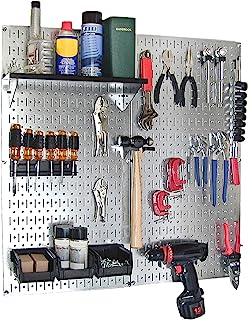 Wall Control 30-WGL-200GVB Galvanized Steel Pegboard Tool Organizer