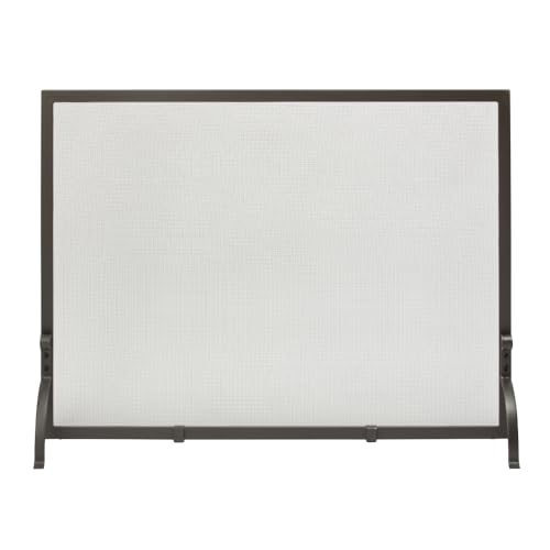 Uniflame Single Panel Olde World Iron Finish Screen