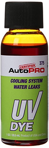 InterDynamics Certified A/C Pro Car Air Conditioner Leak Detector Dye, Leak Detection UV Dye for Cars and Radiators, 1 Oz Universal Engine Cooling Systems UV Dye