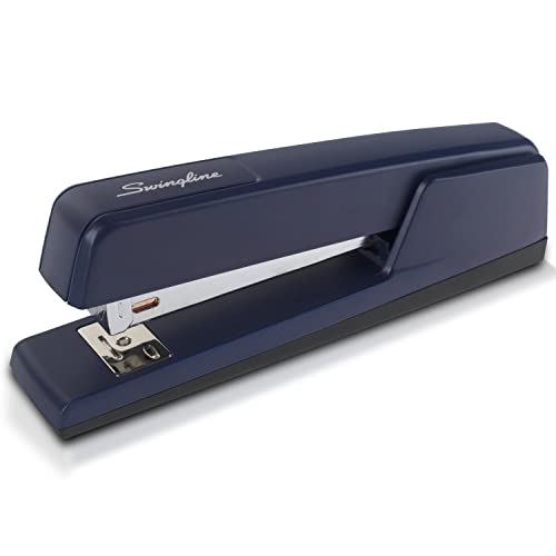 Swingline Stapler, 747 Classic Desktop Stapler, 30 Sheet Capacity, Metal, Royal Blue (74724)