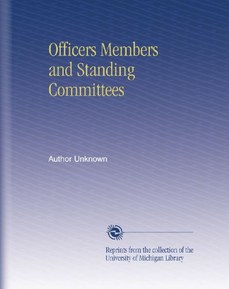 Officers Members and Standing Committees