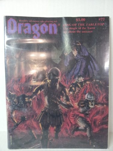 DRAGON #77 (Magazine - September 1983) "King of the Tabletop; Magic of Tarot"