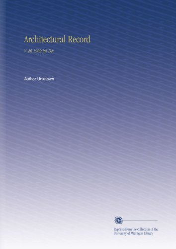 Architectural Record: V. 26 1909 Jul-Dec