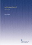 Architectural Record: V. 26 1909 Jul-Dec