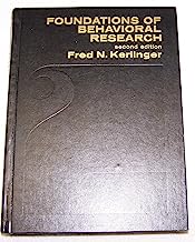 Foundations of Behavioral Research 2nd Second Edition