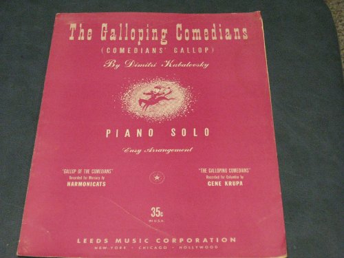 The Galloping Comedians Piano Solo (Sheet Music)