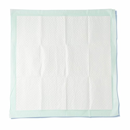 Medline Heavy Absorbency 36" x 36" Quilted Fluff And Polymer Disposable Underpads, 50 Per Case, Great Protection For Beds, Furniture, Surfaces