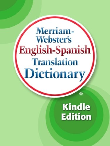 Book Cover Merriam-Webster's English-Spanish Translation Dictionary