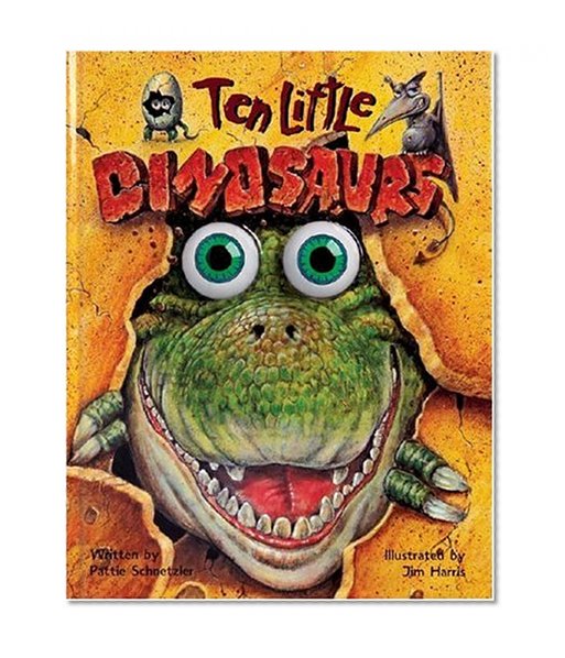 Ten Little Dinosaurs Picture Book (Wiggle Eyes)