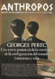 Georges Perec. Una teorÃ­a potencial de la escritura, de la configuraciÃ³n del mundo. Literatura y vida (Spanish Edition)