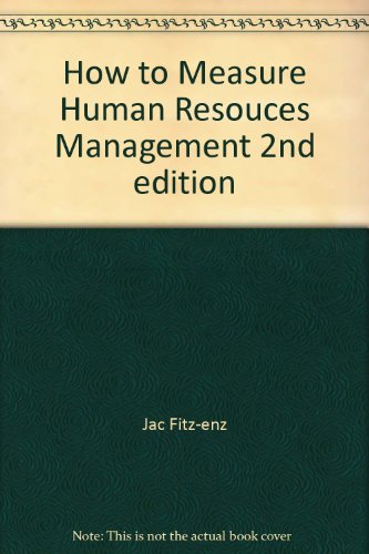 How to Measure Human Resouces Management 2nd edition