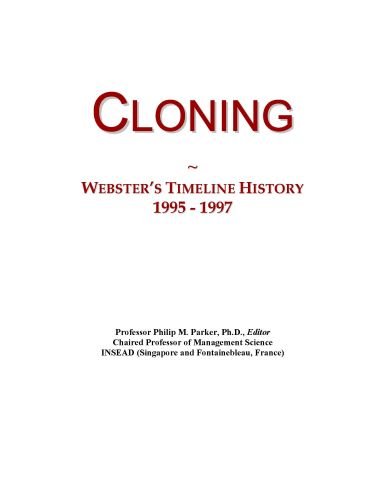 Cloning: Webster's Timeline History, 1995 - 1997