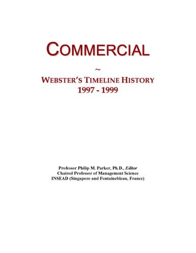 Commercial: Webster's Timeline History, 1997 - 1999