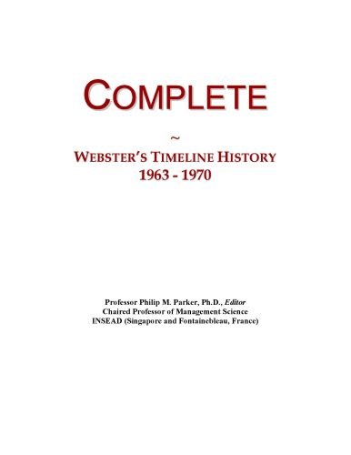 Complete: Webster's Timeline History, 1963 - 1970
